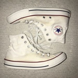 white high top Converse